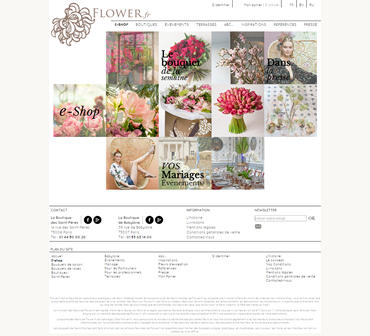 FLOWER.FR
Site marchand fleuriste
www.flower.fr