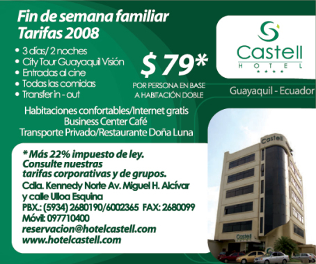 Aviso para Hotel Castell