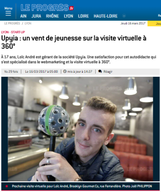 Upyia dans Leprogrès
