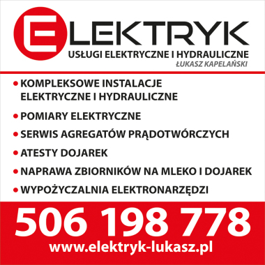 Elektryk Łukasz Kapelanski