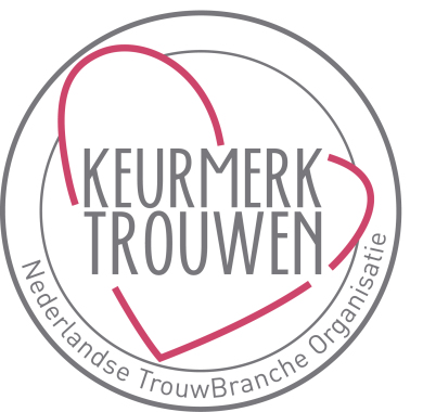 Sinds 2005 hebben wij het keurmerk Trouwen