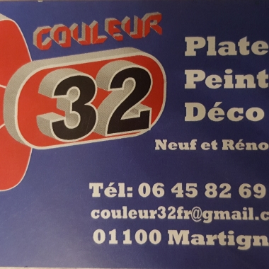 Couleur32 . Platrier Peintre