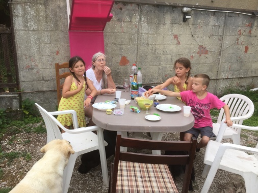 Avec les enfants, été 2017