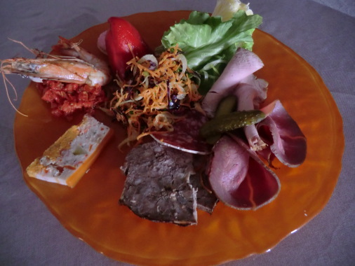 exemple d'assiette repas livrée en entreprise
