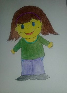 Essa eu que criei uma menininha.