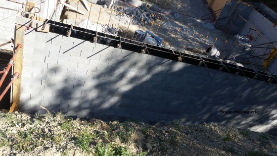 mur de soutènement 3 mètres de haut