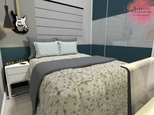 Ambientação Residencial - Quarto Casal