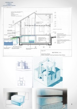 Secțiune transversală, bar de gheață, canapea si proiectare perspectivă baie