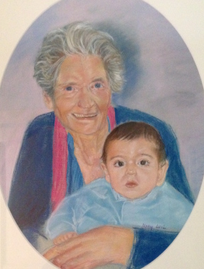 Portraits réalisés aux pastels secs sur commande.