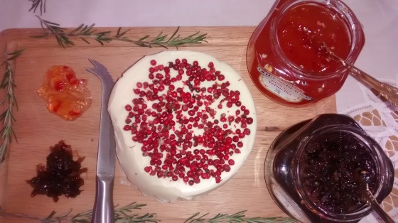 Tábua de queijo com especiarias