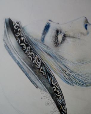 Illustrazione a matite colorate
