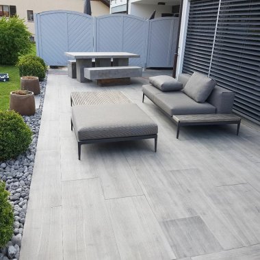 Terrasse en grès cérame