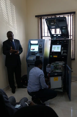 FIXING AUTOMATED TELLER MACHINE (