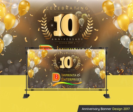 Anniversary Banner Design 2017