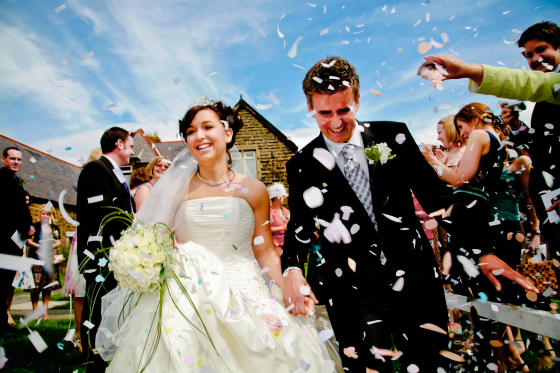 Candid wedding photography