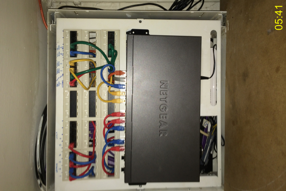 Network patch panel & Switch