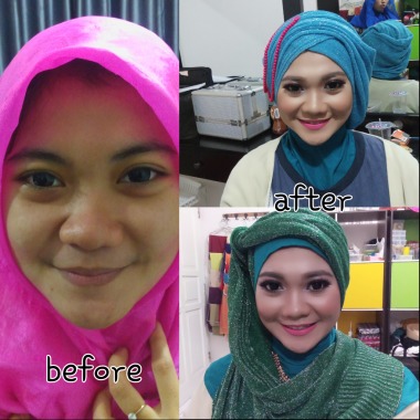 makeup pesta dengan style