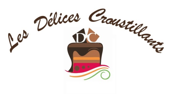 Lettrage Adhésif pour la Pâtisserie "Les Délices Croustillants"