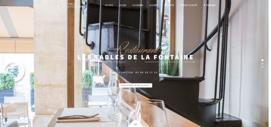 Site d'un Restaurant Parisien
