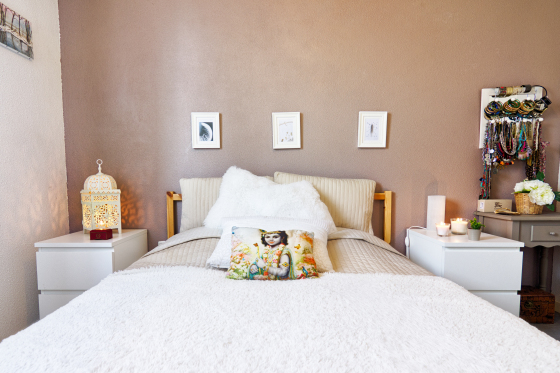 Décoration d'une chambre dans un style cosy et cocooning