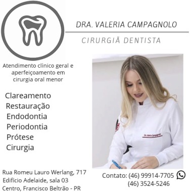 Valeria Campagnolo Cirurgiã Dentista