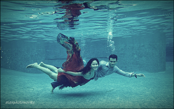 Prewedd Underwater