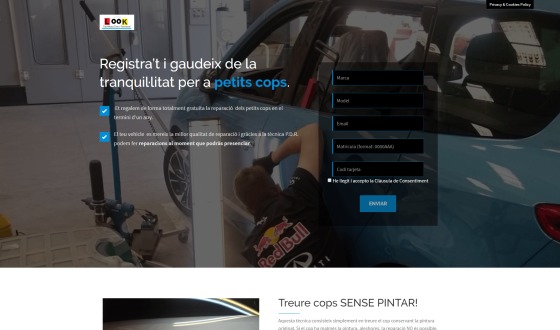 Landing page de captación