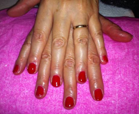Pose de vernis semi permanent