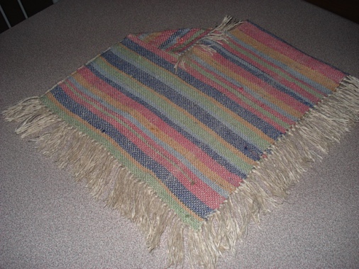 poncho pour petite fille