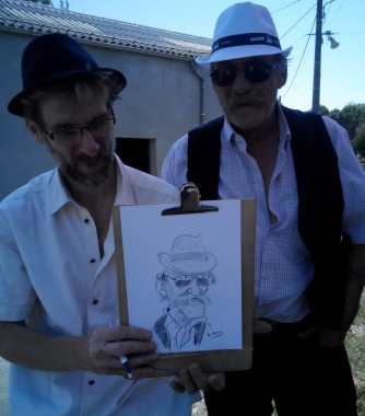 Animation caricature fête de village