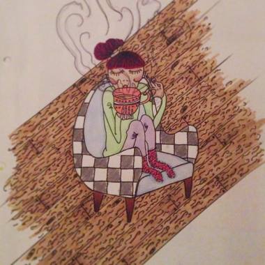 Dessin de mon book personnel - Marker