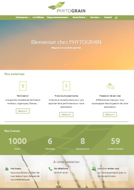 Phytograin - Site de présentation