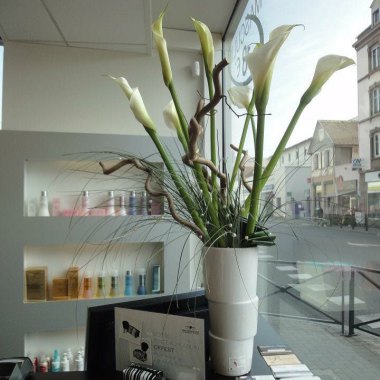 décoration chez un coiffeur