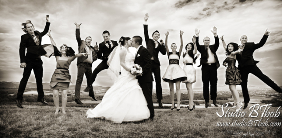 Photographe de mariage : groupe