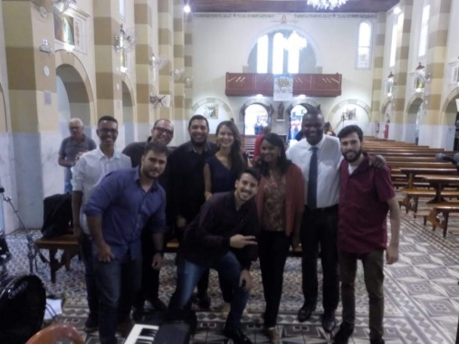 Casamento realizado em Boituva no dia 24/07/2018. Cantamos Halleluja,  Eles se amam(vocal Livre), Happy Day entre outros.