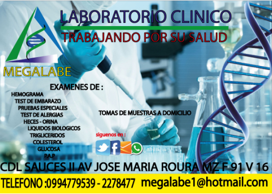 LABORATORIO CLINICO " MEGALABE "
