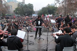 Dirección orquesta Huelemu