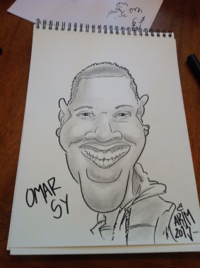 Caricature Omar Sy