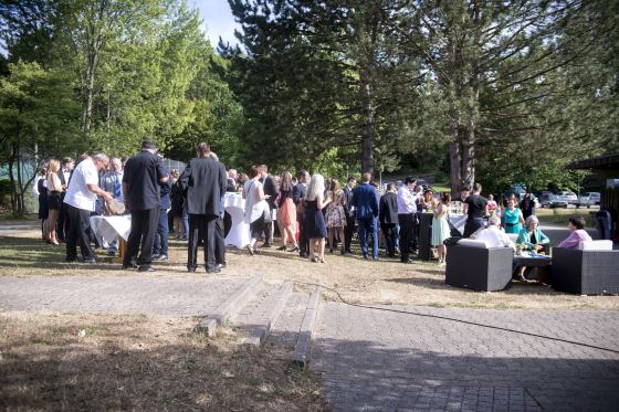 Empfang auf unserem Weiträumigen Areal