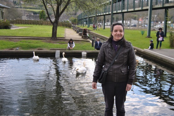 yo en betanzos en el parque de los patos
