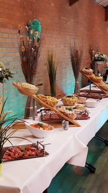Présentation buffet froid mariage