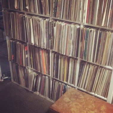 Some of our 10,000 vinyl collection