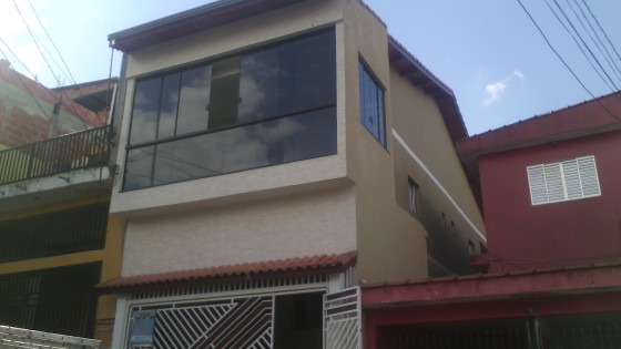 Revetimento em grafiato em fachada