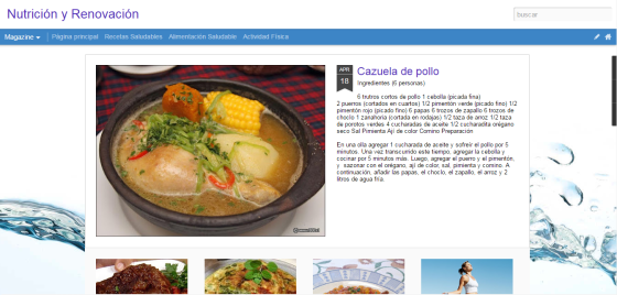 Nutrición y Renovación es mi blog donde comparto recetas saludables e información útil sobre nutrición.