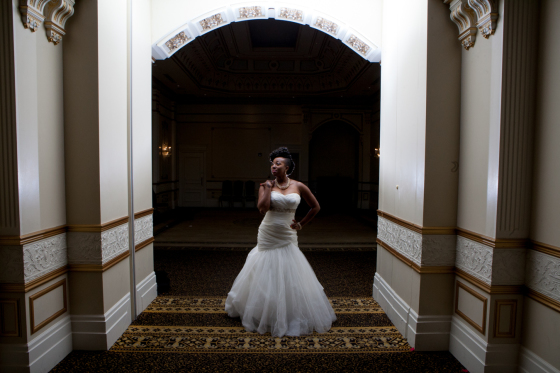 The illuminated Bride owns this space at the Venetian Banquet and Hospitality Centre in Vaughan.