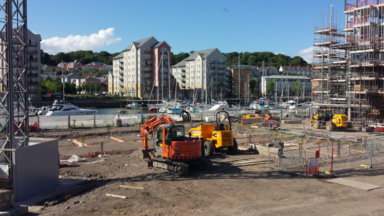 Mulistorey resi blocks Portishead 2013