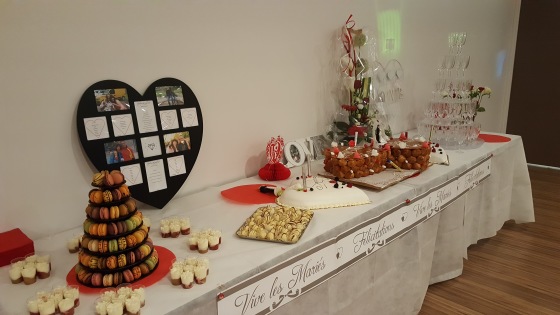 Buffet de dessert mariage