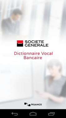 Application mobile pour la banque Société Générale