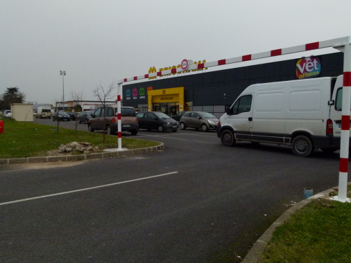 portail entrée de parking