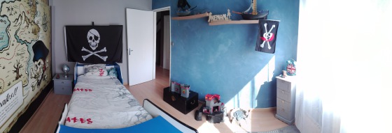 vu panoramique de la chambre pirate/ Chantier proche Valenciennes